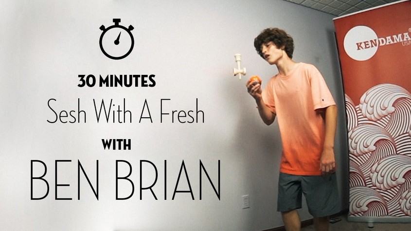 Kendama USA - 30 Minute SESH WITH A FRESH - Featuring, Ben Brian