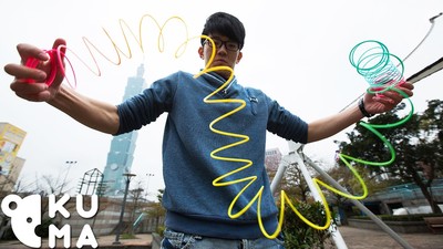 Ridiculous Tricks You Can Do With a Slinky!